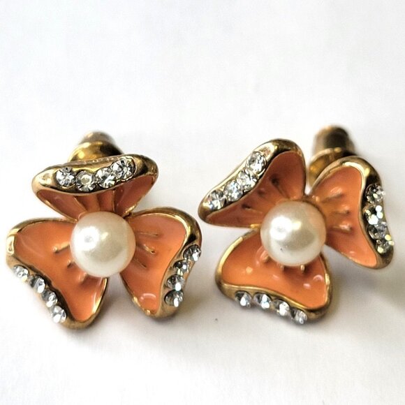 Orange Mini Earrings - Picture 2 of 9